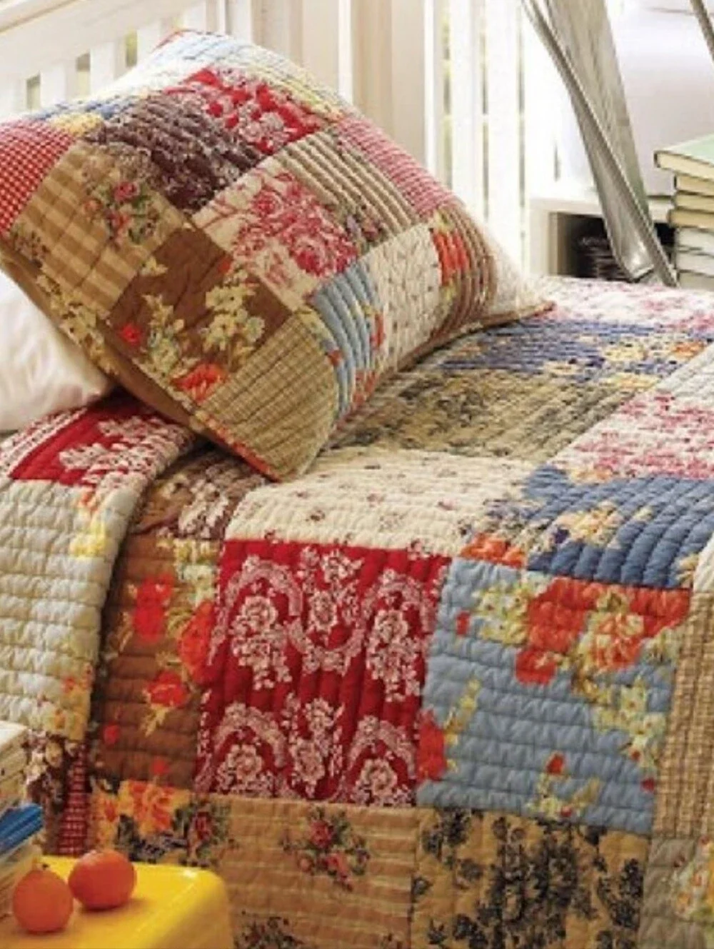 Pottery Barn Providence Patchwork Quilt Full/Queen